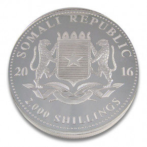 Somalia Elefant Silber 1 kg 2016