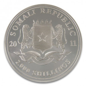 Somalia Elefant Silber 1 kg 2011