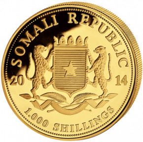 Somalia Elefant 2014 Gold 1 oz