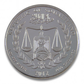Somaliland Drache 2012 Silber 1 oz