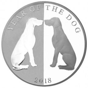 Tokelau - Lunar Hund Silber 1 oz 2018 PP