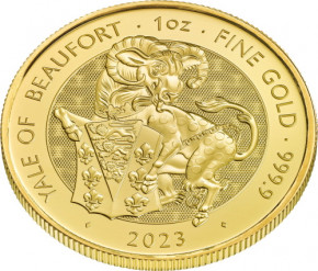 Tudor Beasts Yale Gold 1 oz 2023