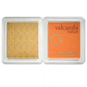 Goldtafelbarren Valcambi 20g