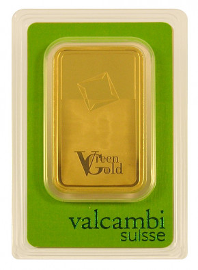 Goldbarren Valcambi Green Gold 100 g