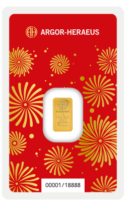 Goldbarren Argor-Heraeus Lunar Pferd 2026 - 1 g