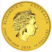 Lunar II Affe 2016 Gold 1/10 oz