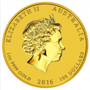 Lunar II Affe 2016 Gold 1 oz