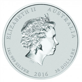 Lunar II Affe 2016 Silber 1 kg