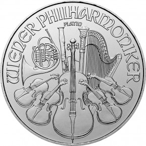 Wiener Philharmoniker 1 oz Platin verschiedene