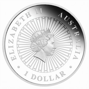 Lunar Opal Hund 2018 Silber 1 oz