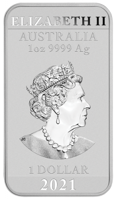 Dragon Rectangular Australien 2021 Silber 1 oz