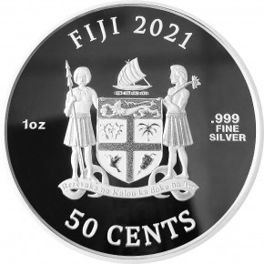 Fiji - Cats Silber 1 oz 2021