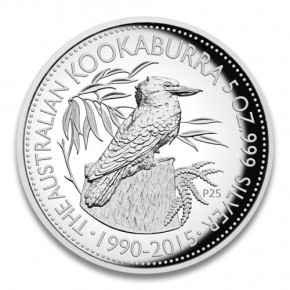 Kookaburra 2015 Silber 5 oz PP High Relief