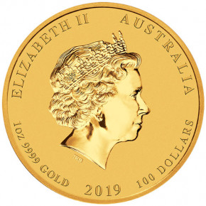 Lunar II Schwein 2019 Gold 1 oz
