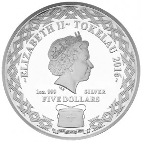 Tokelau - Lunar Affe Silber 1 oz 2016 PP