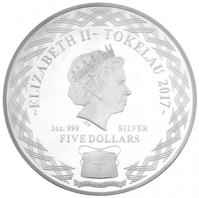 Tokelau - Lunar Hahn Silber 1 oz 2017 PP