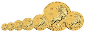 Lunar III Tiger 2022 Gold 1/2 oz