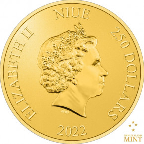 Niue - Lunar Tiger Gold 1 oz 2022