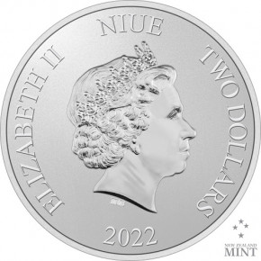 Niue - Lunar Tiger Silber 1 oz 2022