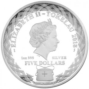 Tokelau - Lunar Hund Silber 1 oz 2018 PP