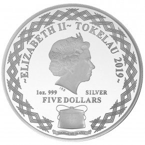 Tokelau - Lunar Schwein Silber 1 oz 2019 PP