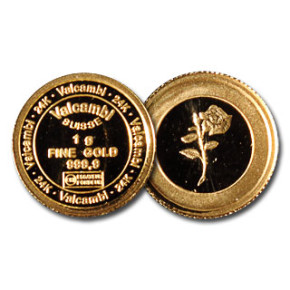 Goldrundbarren Valcambi 1g