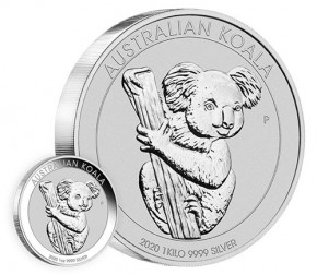 Koala 2020 Silber 1 kg