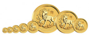 Lunar II Hund 2018 Gold 1/2 oz