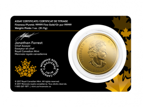 Maple Leaf Gold 1 oz  - Rotluchs 2020