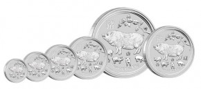 Lunar II Schwein 2019 Silber 10 kg