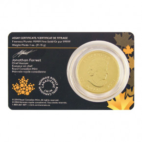 Maple Leaf Gold 1 oz  - Puma 2015