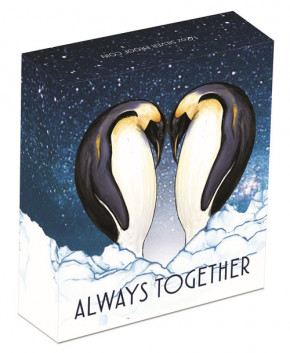 Tuvalu - Always Together - Pinguine - 2018 Silber 1/2 oz PP